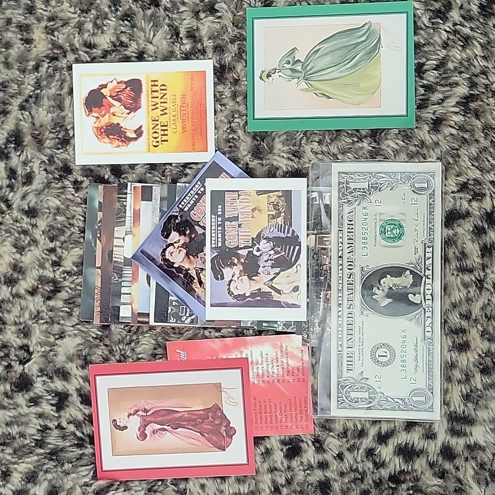 Gone With The Wind BOOK + CARDS
